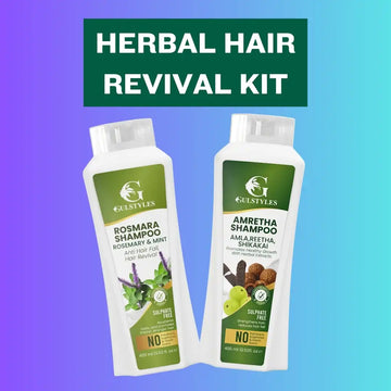 Herbal Hair Revival Kit | Restore & Strengthen Hair Naturally | Complete Hair Repair Routine | Strong, Soft & Healthy Hair | Root-to-Tip Nourishment | Bring Your Hair Back to Life | Complete Natural Hair Repair & Growth Care