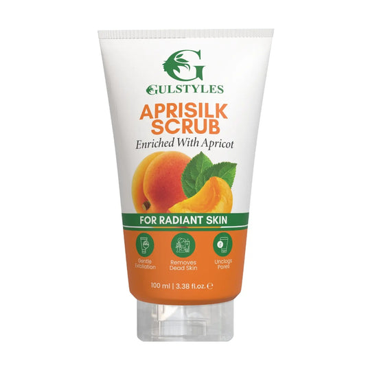 ApriSilk-100ml Apricot seed & Walnut shell powder Exfoliates, Unclogs Pores