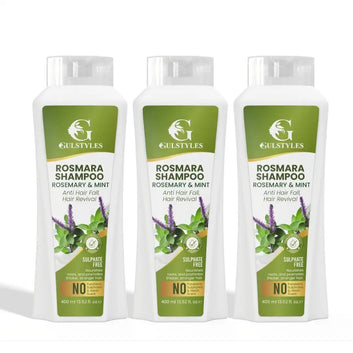 Pack of 3 Rosmara 400 ml Rosmaray Extract, Rosmaray extract, , Sulphate Free, Promote Hair Growth Removes Dandruff, Additional 15% Off
