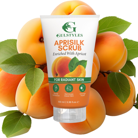 ApriSilk-100ml Apricot seed & Walnut shell powder Exfoliates, Unclogs Pores
