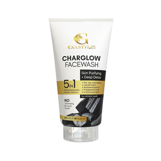 Charglow Face Wash-100ml Organic cleanser. Removes impurities and excess oil. Exfoliates