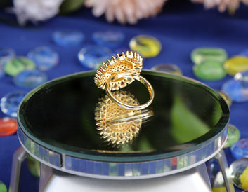 Rainbow Bloom Ring