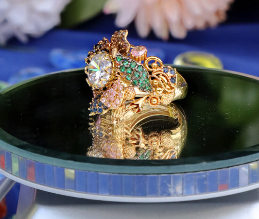 Royal Ring 3D Centre Zircon
