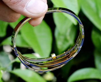 Openable Gold Plated 3 Line Bracelets