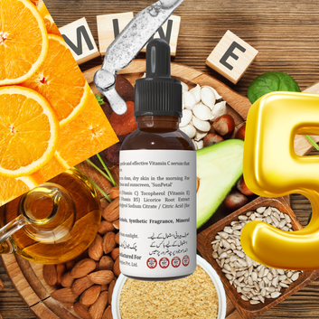 LuminC+ 30 ml VitaminC Powered Serum Enforced Vitmin E,B5 & Licorice Radiates and Improves Skin Tone