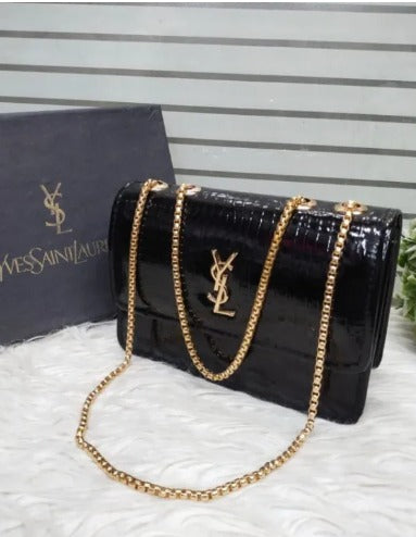 Personalized YSL Crocodile Crossbody Bag – Elegant Custom Luxury Handbag