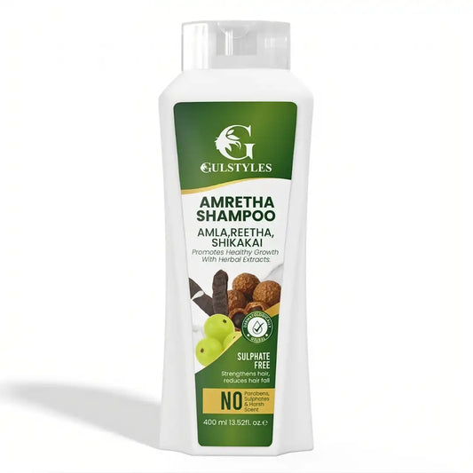 Amretha Shampoo 400ml, bottle, front view