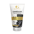 Charglow Charcoal Face Wash, tube, front view