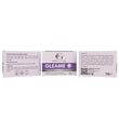 Gleame Herbal Whitening Cream, box panels laid flat, front and sides