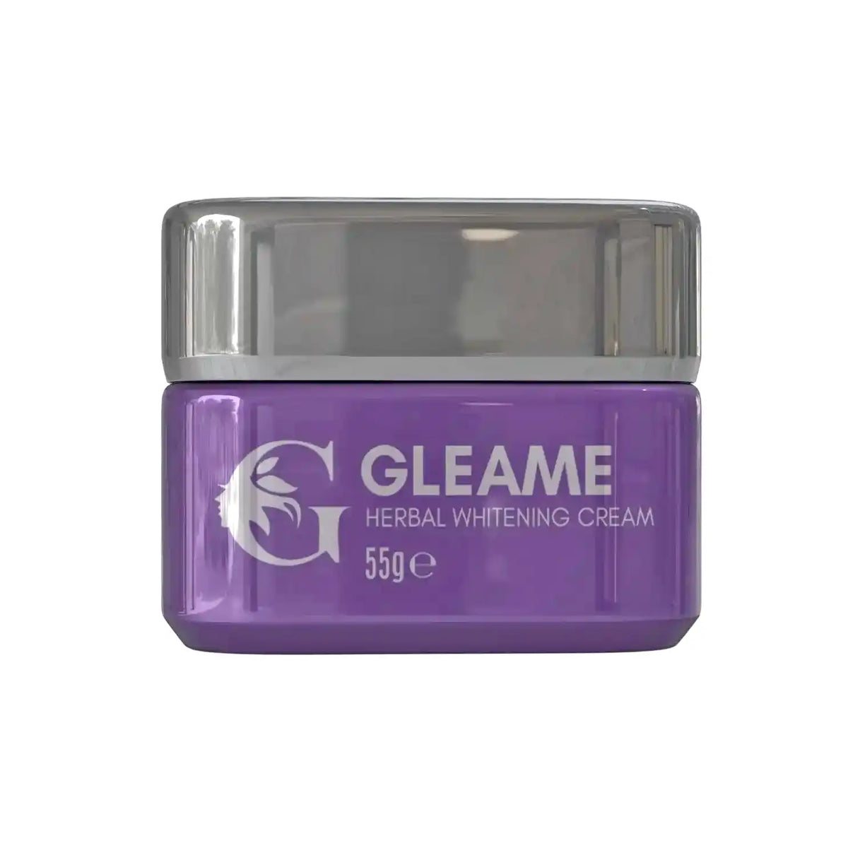 Gleame Herbal Whitening Cream, jar, front close view