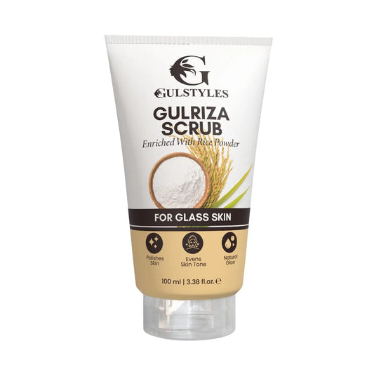 Gulriza Rice Extract Scrub, tube, front view