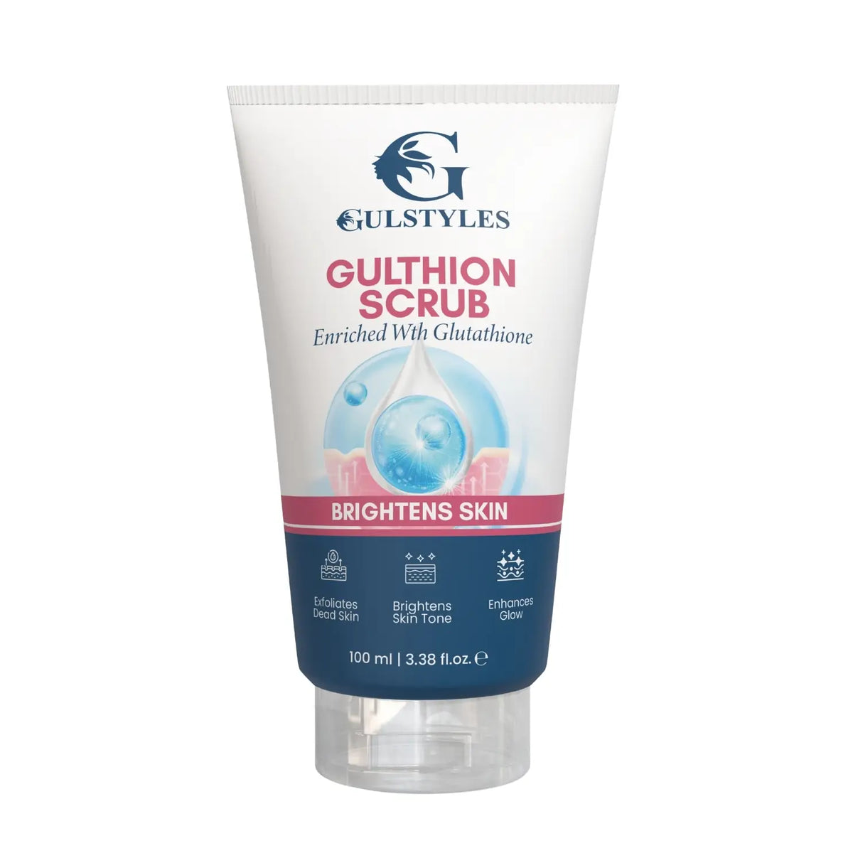 Gulthion Glutathione Scrub, tube, front view