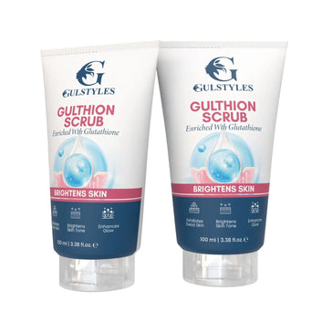 Gulthion Glutathione Scrub, two tubes side by side