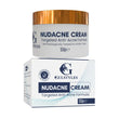 Nudacne Acne Clarifying Cream, jar resting on its box
