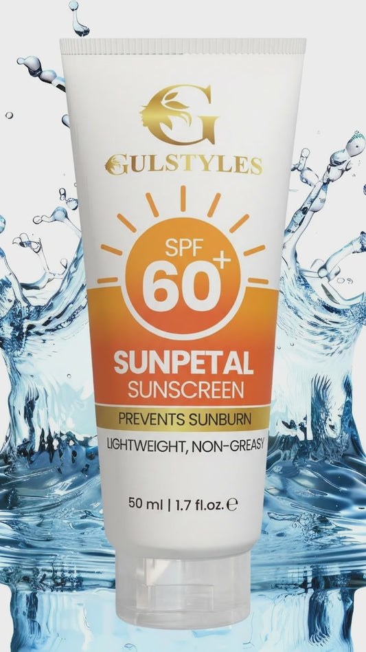 SunPetal SunScreen-50ml Professional-grade UV protection with SPF 60+ Internationally Certified Formula