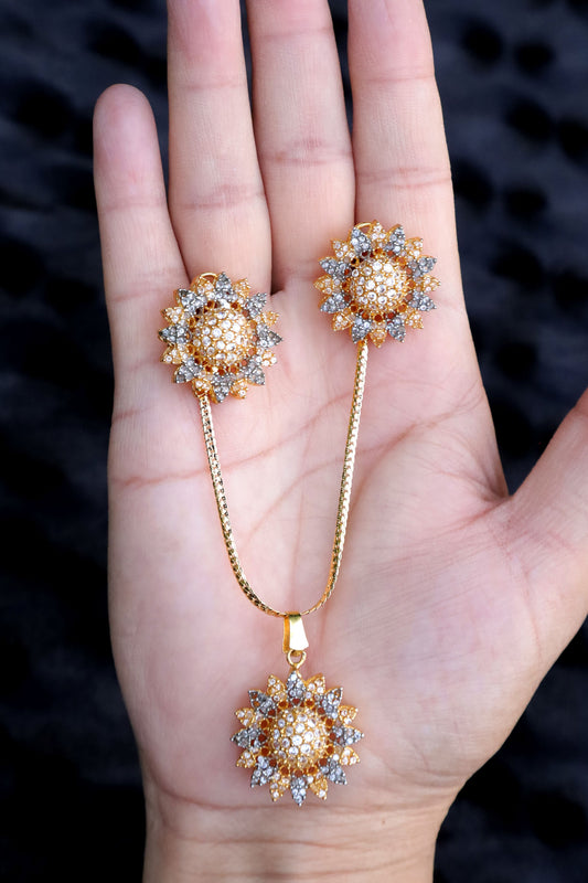 Celestial Gold Pendant Set